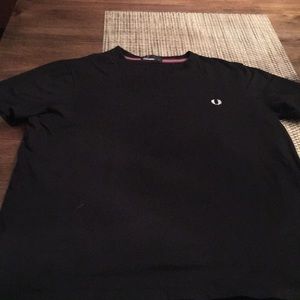 Fred Perry Black Tee